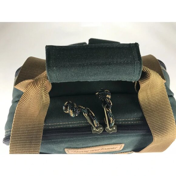 Harry & David Unisex Adults Green‎ Brown Insulated Picnic Backpack Service For 3 - Picture 6 of 10